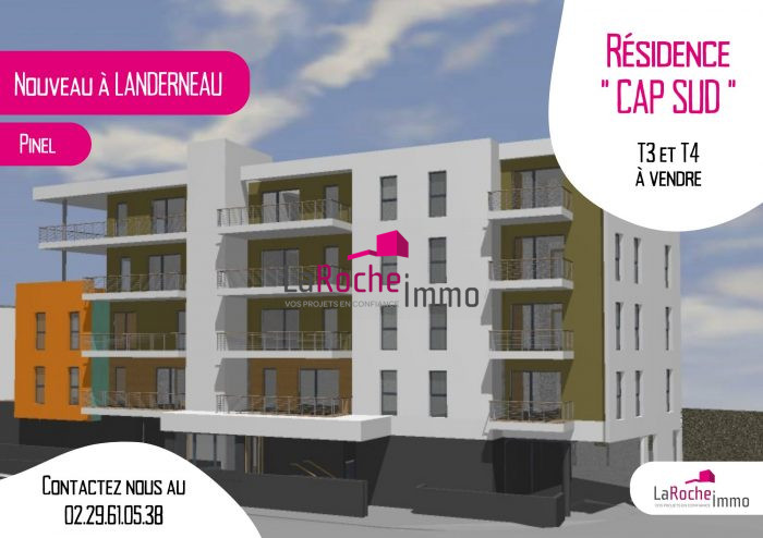 Appartement à vendre, 3 pièces - Landerneau 29800