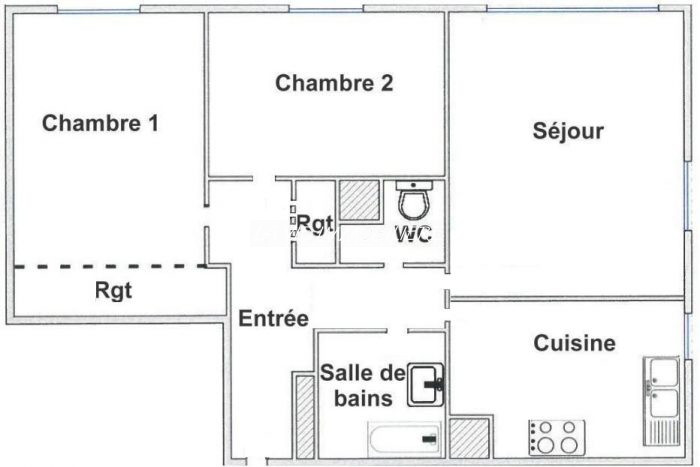 Appartement à vendre, 3 pièces - Paris 75013