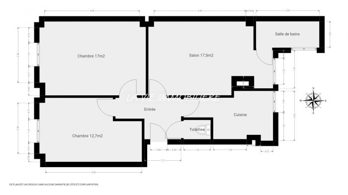 Appartement à vendre, 3 pièces - Paris 75013