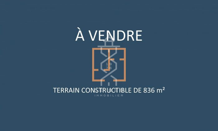 Terrain constructible à vendre, 836 m² - Sainte-Hélène 56700