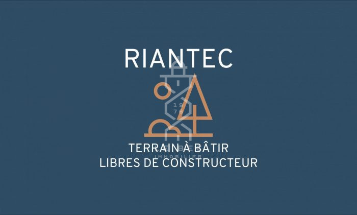 Terrain constructible à vendre, 463 m² - Riantec 56670