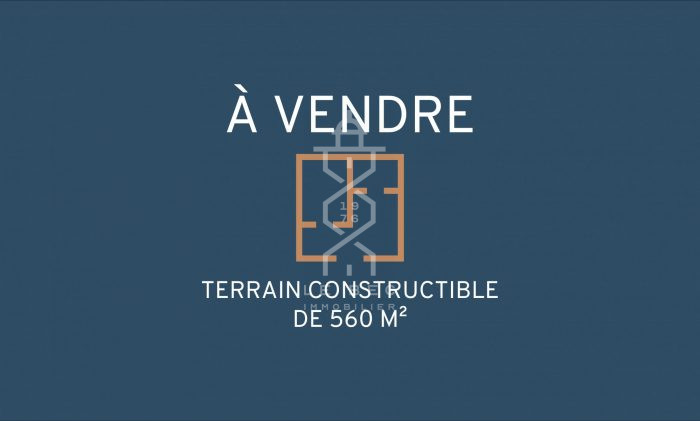 Terrain constructible à vendre, 561 m² - Lanester 56600