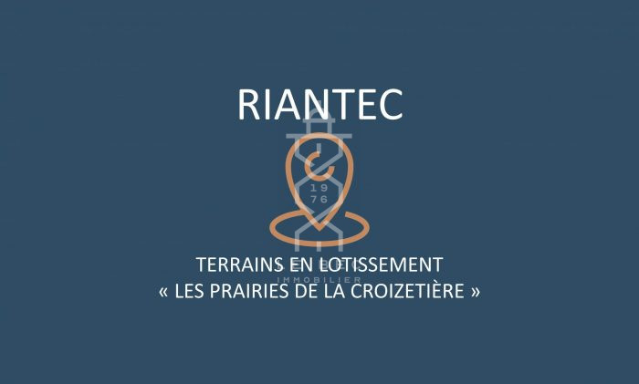 Terrain constructible à vendre, 322 m² - Riantec 56670