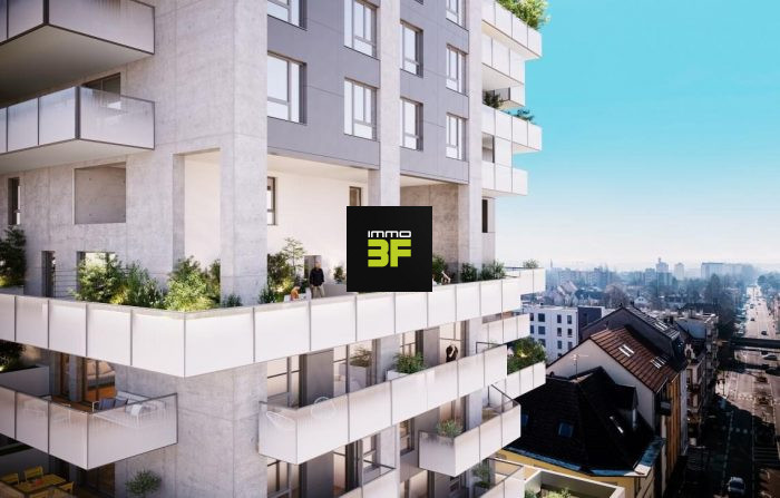 Appartement n°152: 4 pièces de 113 m2 situé au 15ème étage une terrasse de 28,37 m2 orienté NE.