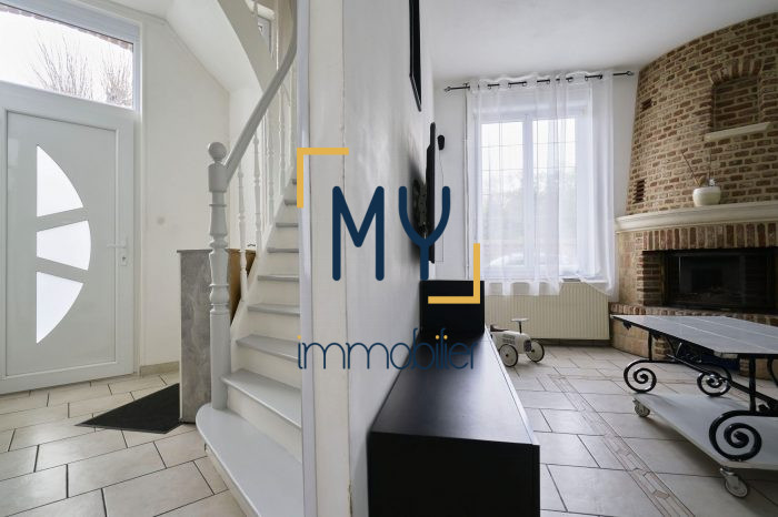 Maison mitoyenne 2 côtés à vendre, 5 pièces - Saint-André-lez-Lille 59350