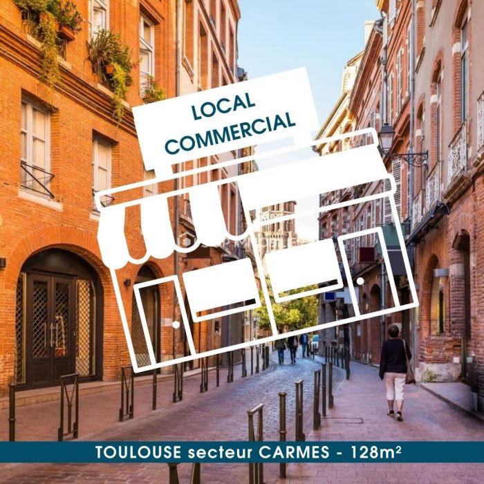 Local commercial à vendre, 128 m² - Toulouse 31000