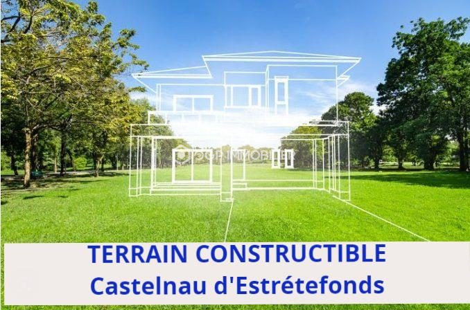 Terrain constructible à vendre, 08 a - Castelnau-d'Estrétefonds 31620