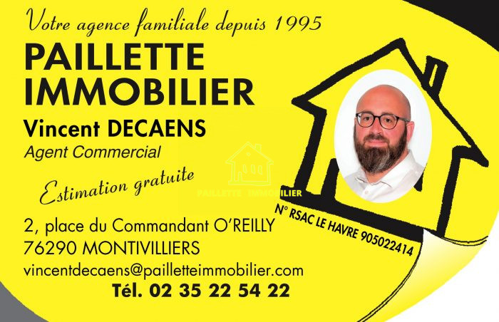 Maison contemporaine à vendre, 5 pièces - Octeville-sur-Mer 76930