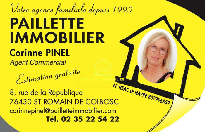 Maison plain-pied à vendre, 5 pièces - Saint-Romain-de-Colbosc 76430