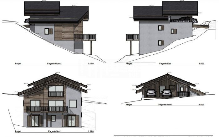 Terrain constructible à vendre, 678 m² - La Plagne Tarentaise 73210