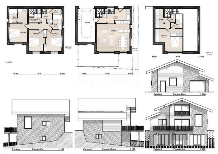 Terrain constructible à vendre, 678 m² - La Plagne Tarentaise 73210