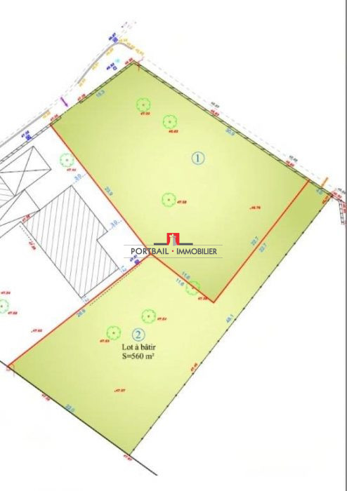 Terrain constructible à vendre, 560 m² - Saint-André-de-Cubzac 33240