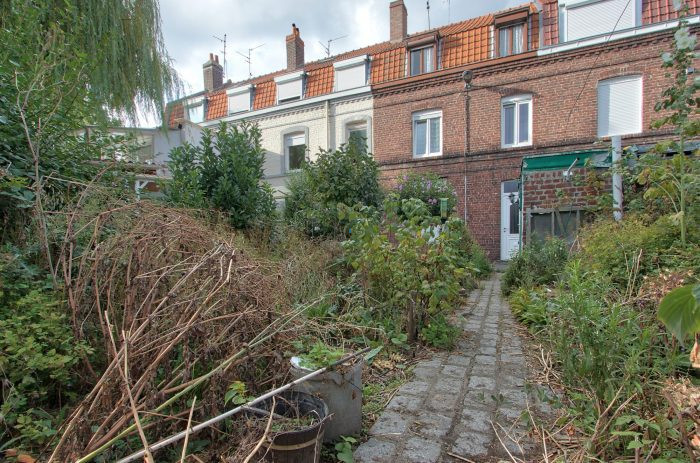 Maison mitoyenne 2 côtés à vendre, 3 pièces - Hellemmes-Lille 59260