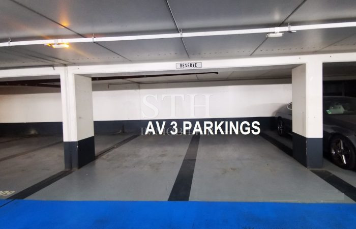 3 parkings VINCI facile d'accès, disponiibles immédiatement