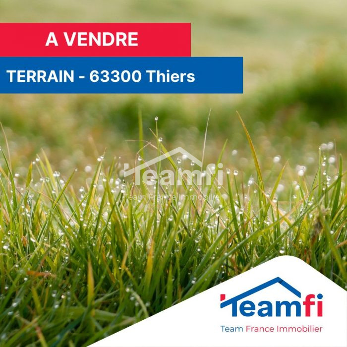 Terrain constructible à vendre, 43 a 90 ca - Thiers 63300