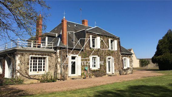 Manoir à vendre, 12 pièces - Chezelles 36500