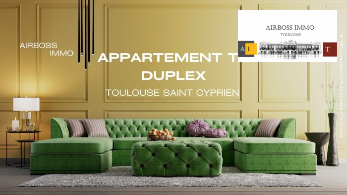 Appartement T3 Duplex d'exception Toulouse Saint Cyprien
