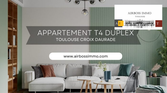 Duplex à vendre, 4 pièces - Toulouse 31200