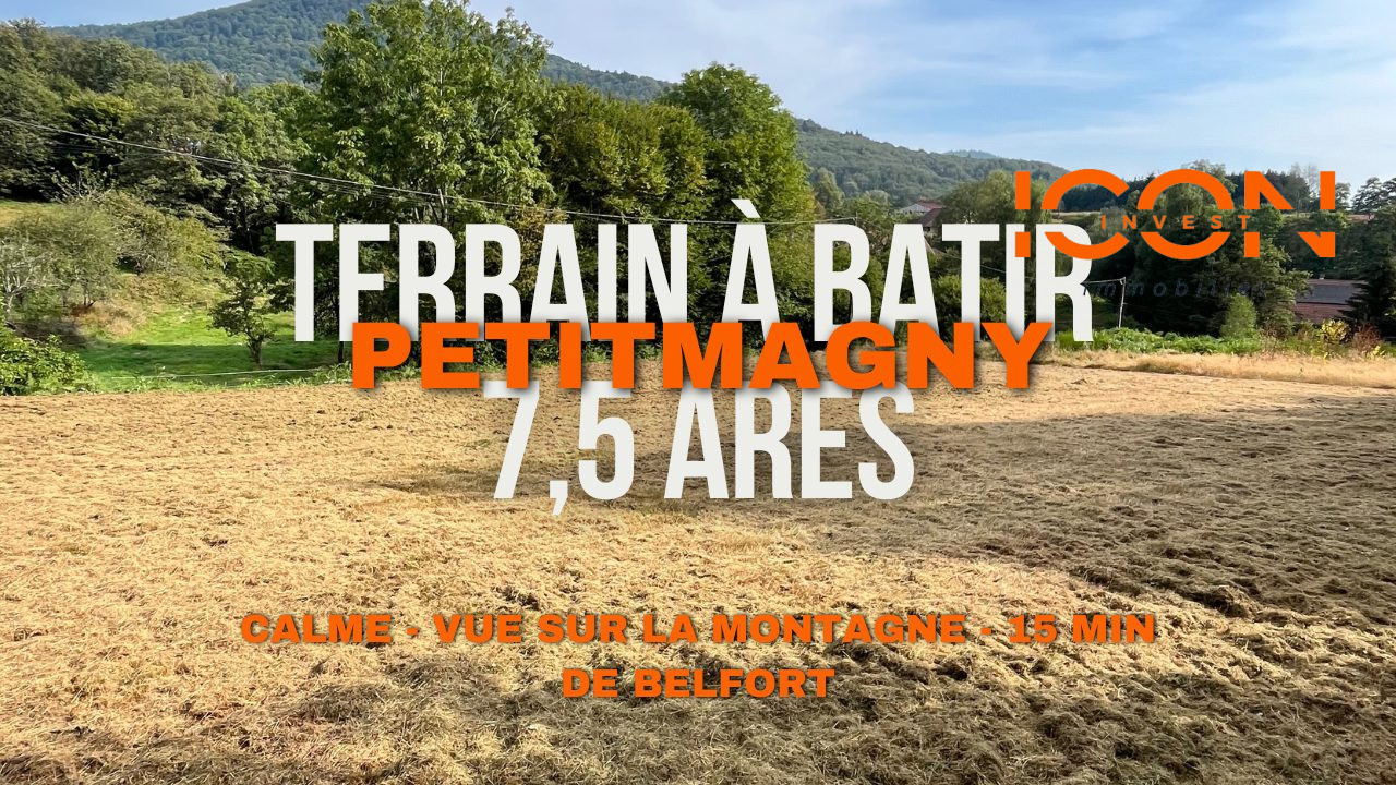 Vente Terrain PETITMAGNY 90170 Territoire de Belfort FRANCE