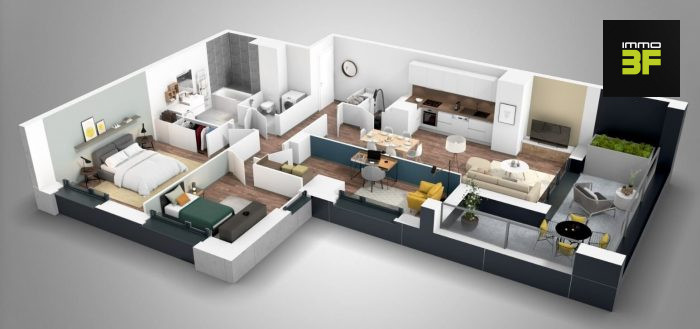 Apartment for sale, 3 rooms - Saint-Louis 68300