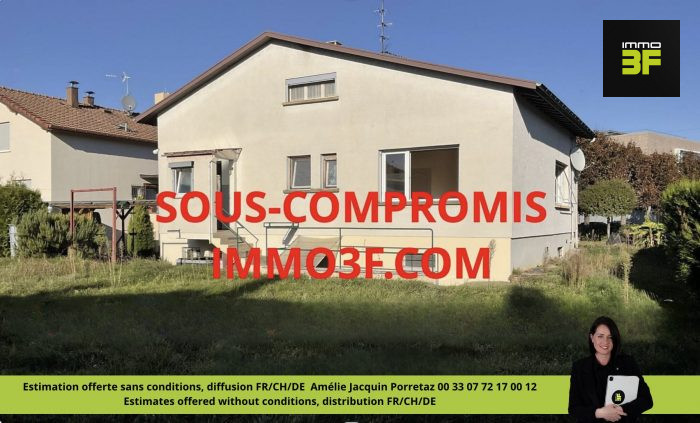 Detached house for sale, 4 rooms - Saint-Louis 68300