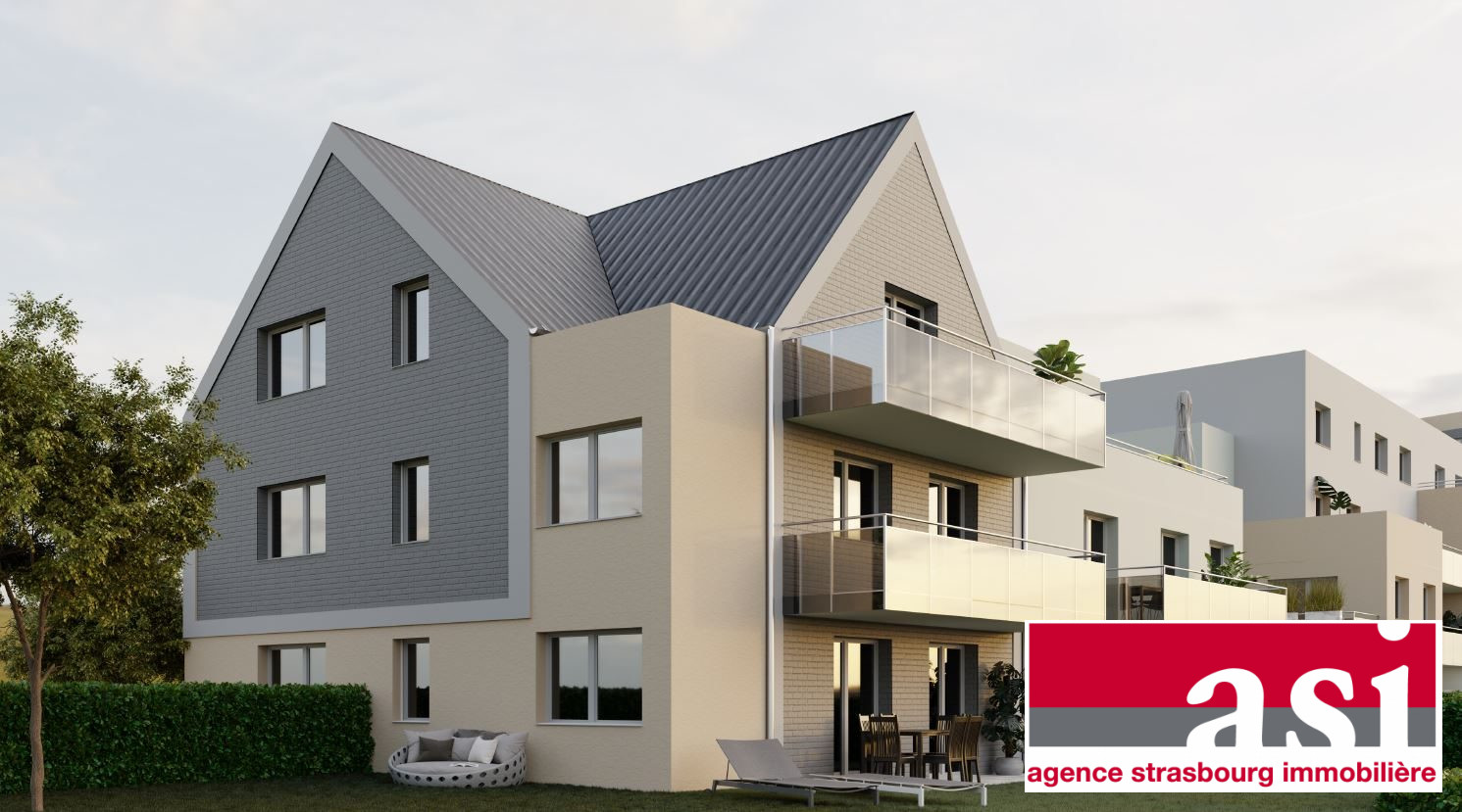 Vente Appartement 48m² 2 Pièces à Illkirch-Graffenstaden (67400) - Agence Strasbourg Immobilière