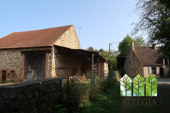 Old house for sale, 3 rooms - Bétête 23270