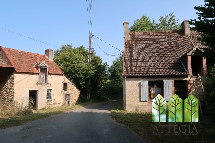 Maison ancienne à vendre, 3 pièces - Bétête 23270