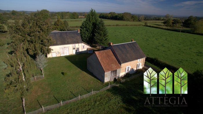 Maison ancienne à vendre, 4 pièces - Aigurande 36140