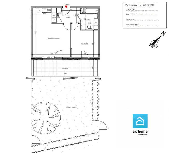 Appartement à vendre, 2 pièces - Strasbourg 67000