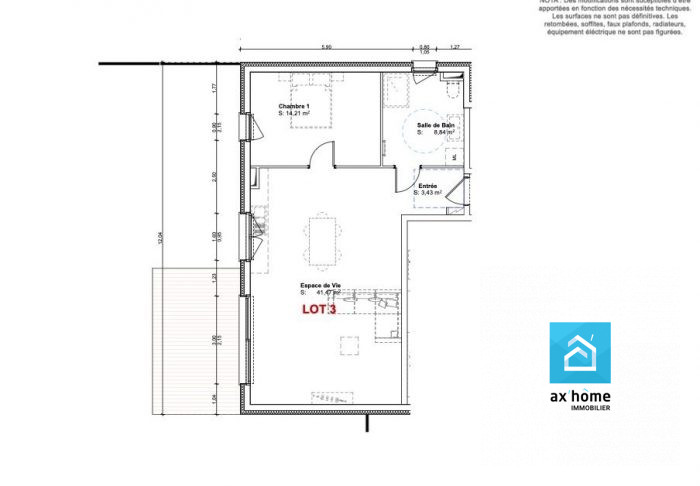 Appartement à vendre, 2 pièces - Saverne 67700