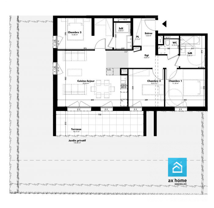 Appartement à vendre, 4 pièces - Hœnheim 67800