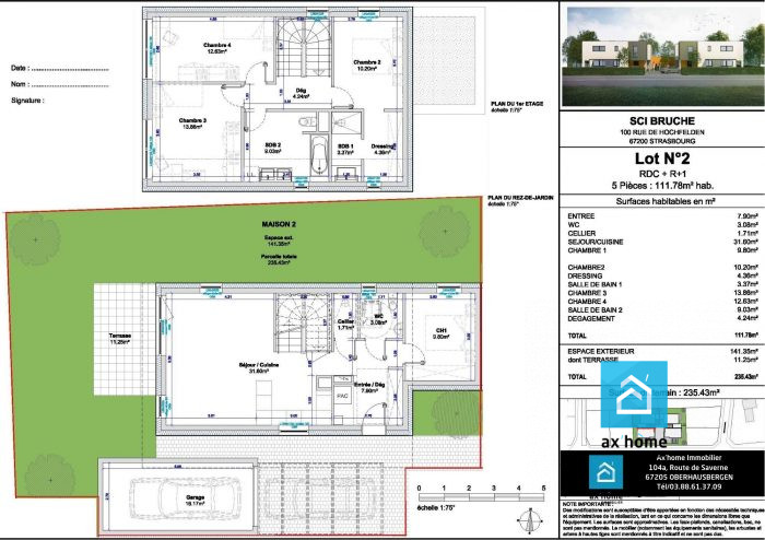 Maison individuelle à vendre, 5 pièces - Ernolsheim-Bruche 67120