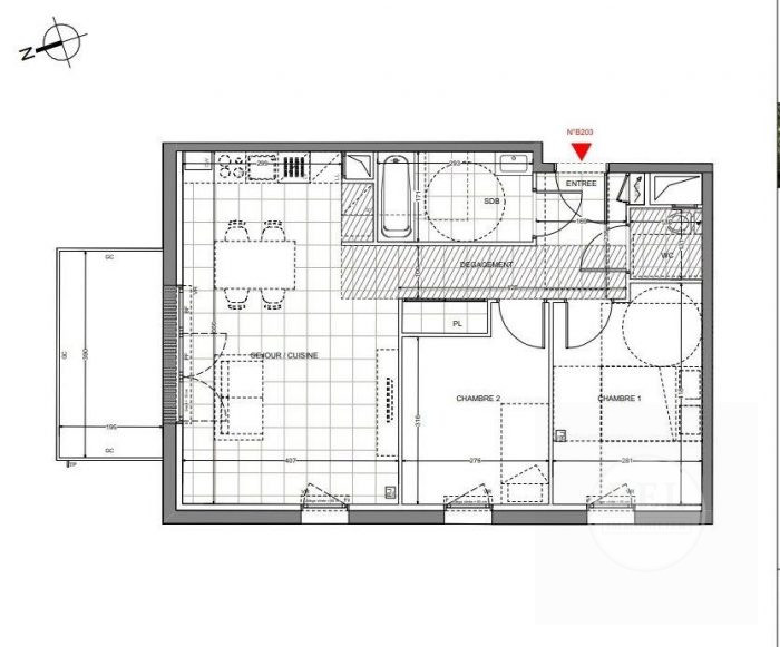 Appartement à vendre, 3 pièces - Sainte-Foy-l'Argentière 69610