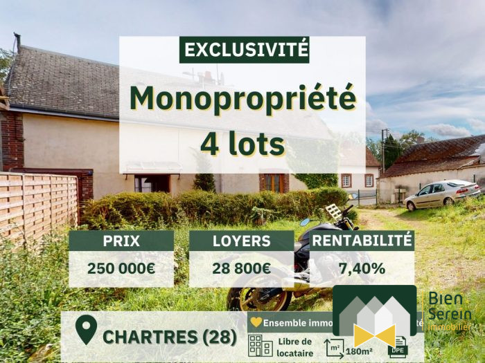 Immeuble à vendre, 160 m² - Chartres 28000