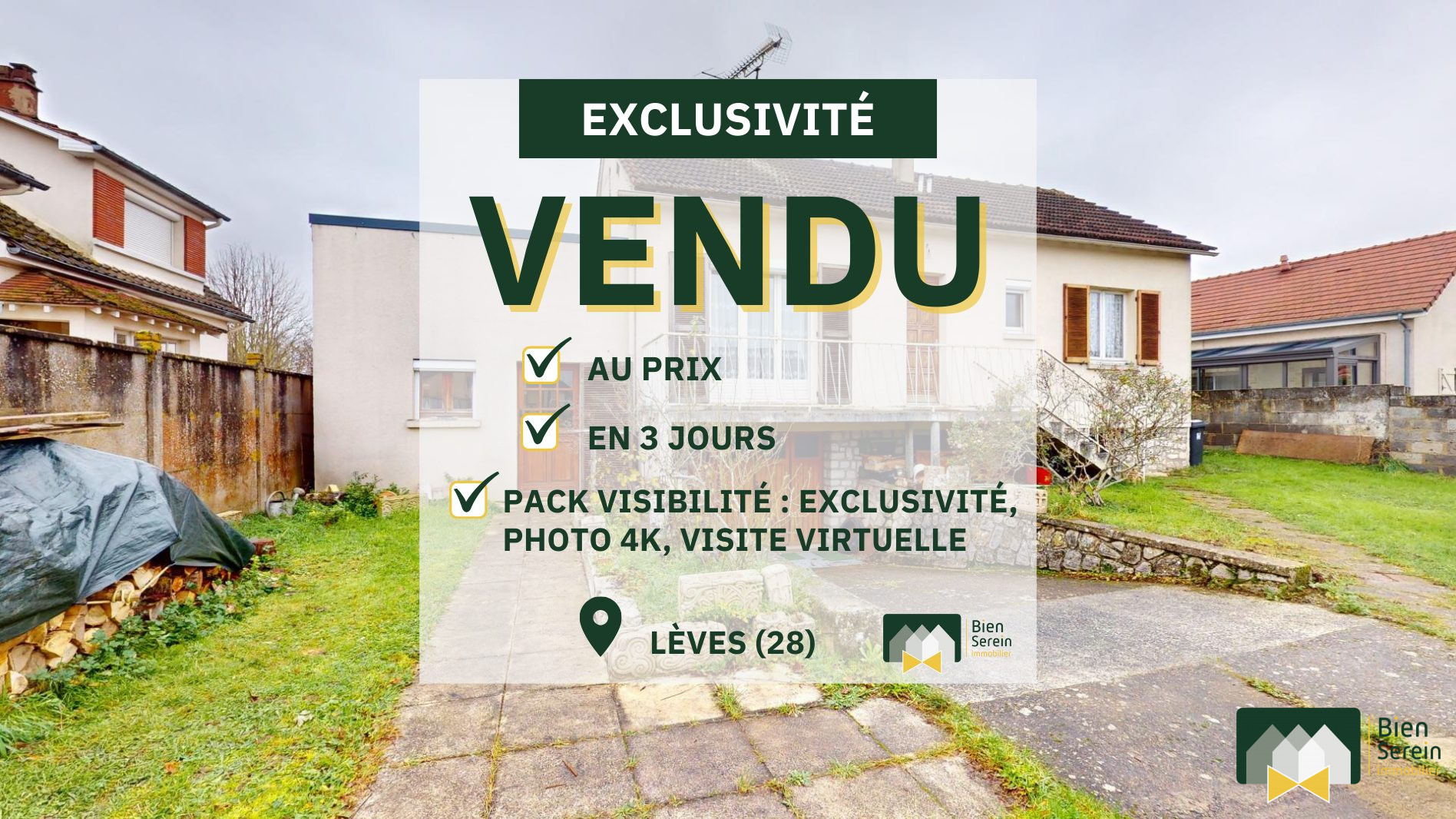 Vente Maison/Villa LEVES 28300 Eure et Loir FRANCE