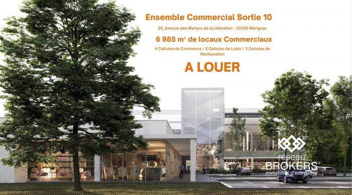Local commercial à louer, 1269 m² - Mérignac 33700