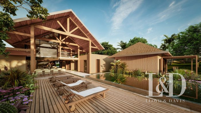 Luxueuses villas Eco Construction avec vue  sur le Morne et le Lagon