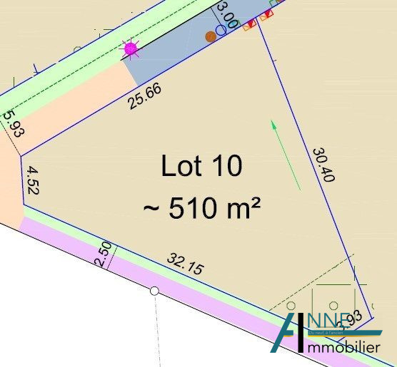 Terrain constructible à vendre, 510 m² - Mercurey 71640