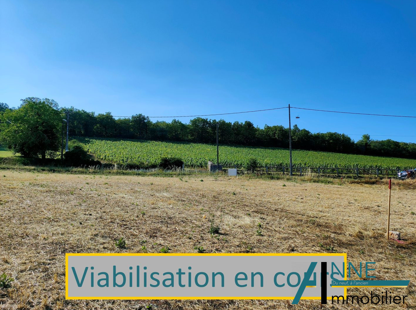 Vente Terrain FONTAINES 71150 Sane et Loire FRANCE