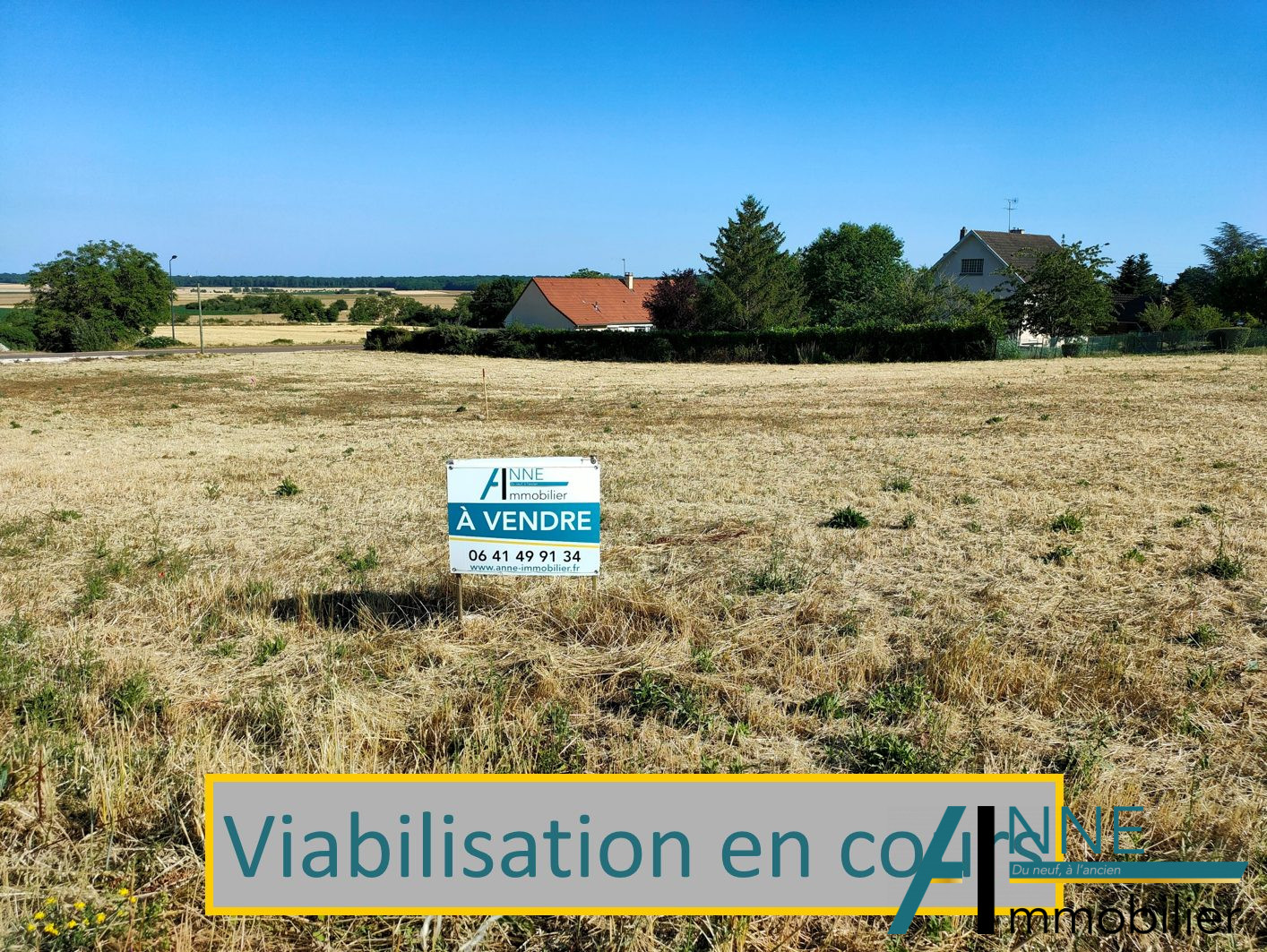 Vente Terrain FONTAINES 71150 Sane et Loire FRANCE