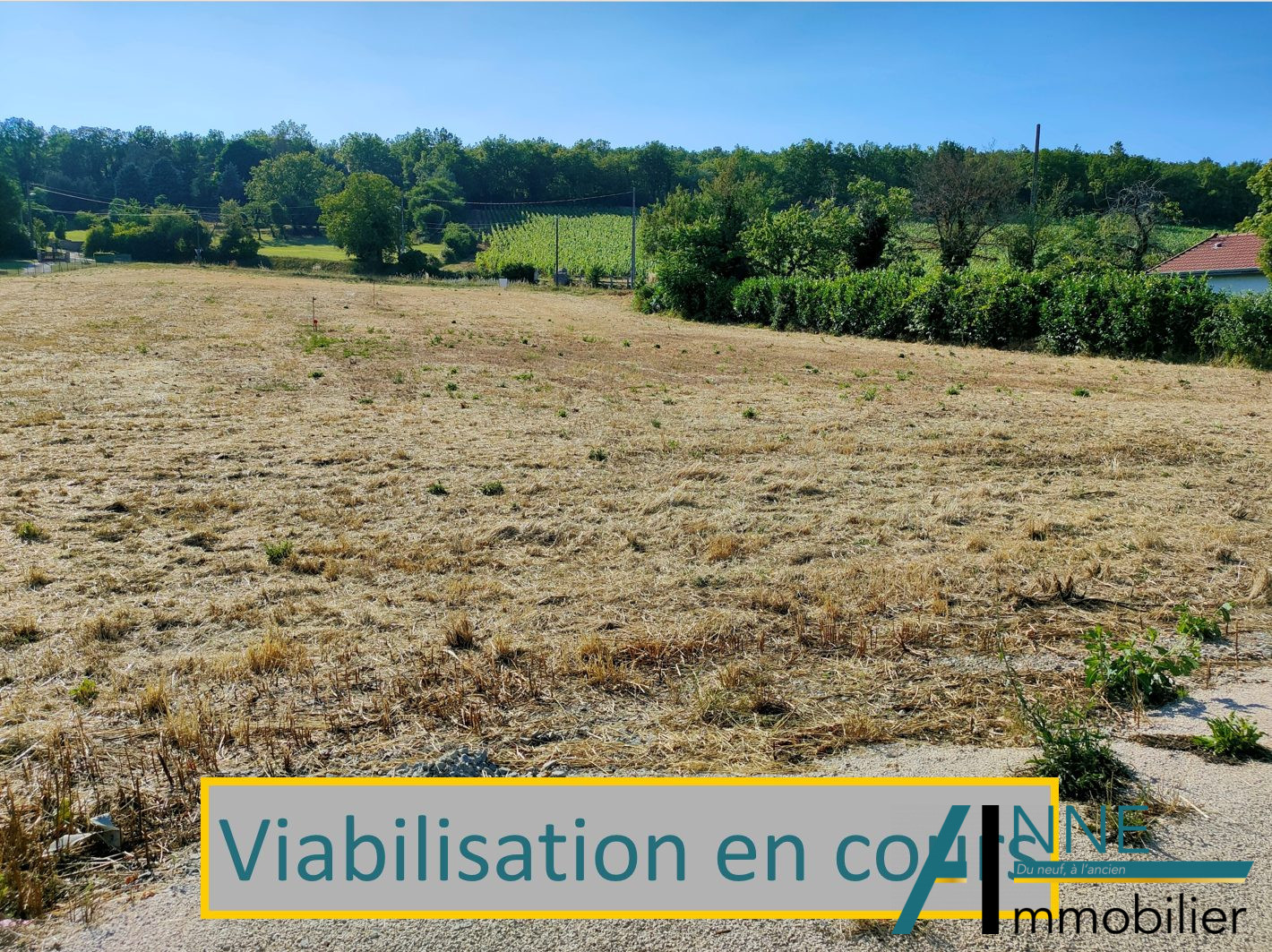 Vente Terrain FONTAINES 71150 Sane et Loire FRANCE