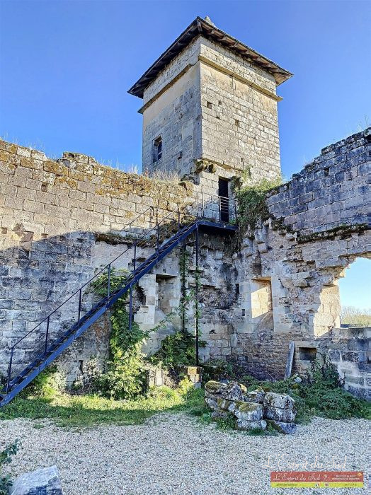 Photo 3 logements, ruines d'un château du 13° Siècle et image 19/35