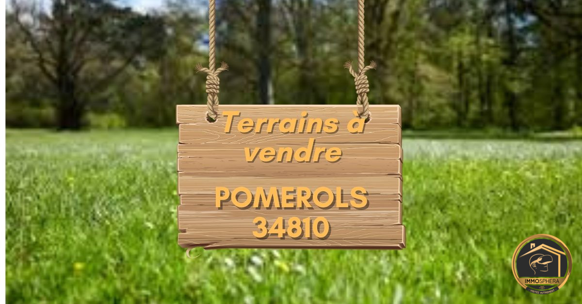 Vente Terrain POMEROLS 34810 Herault FRANCE