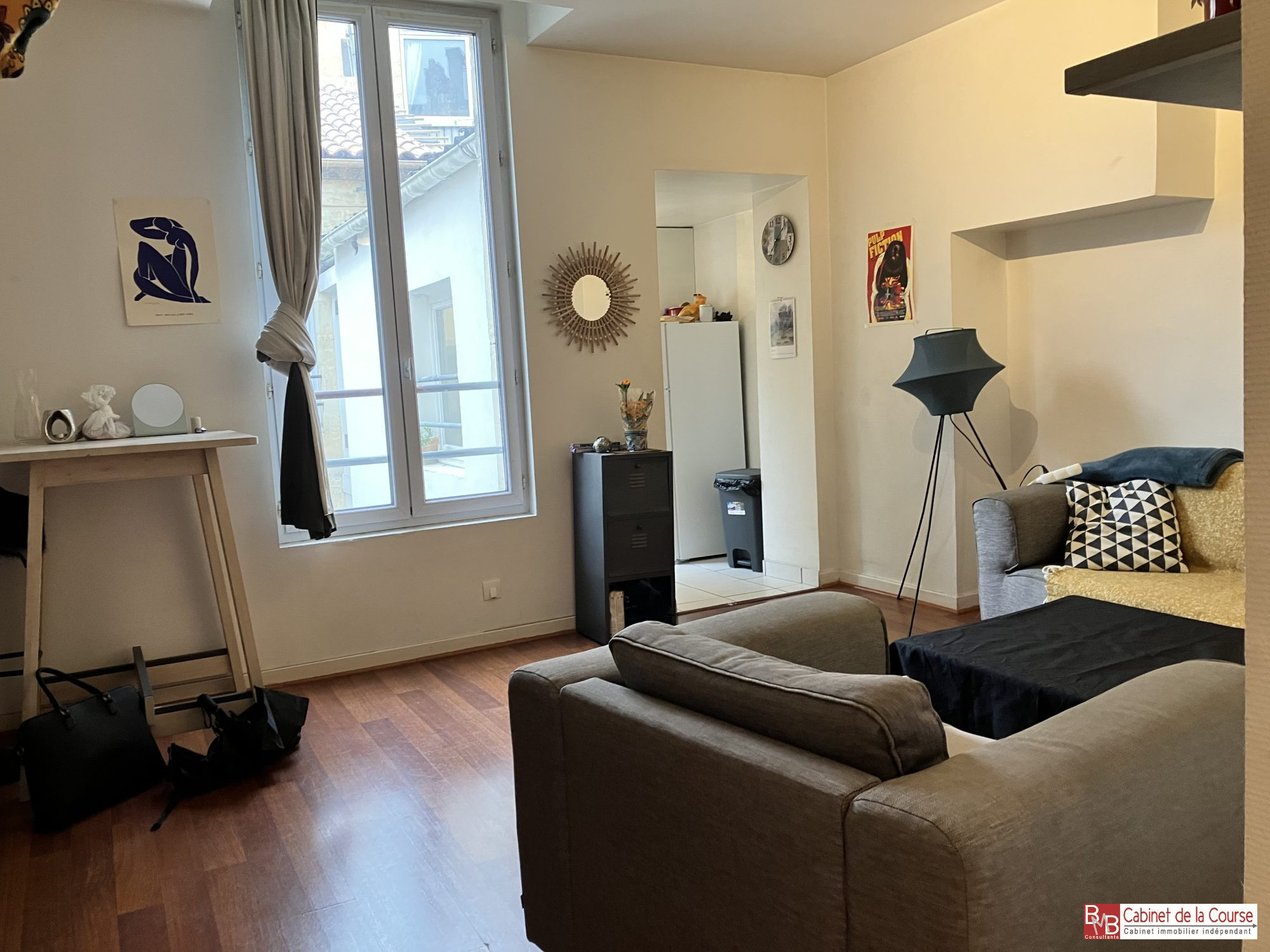 Vente Appartement 62m² 2 Pièces à Bordeaux (33000) - Cabinet De La Course