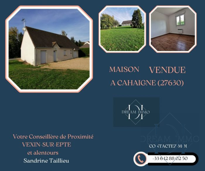 Maison traditionnelle à vendre, 4 pièces - Vexin-sur-Epte 27630
