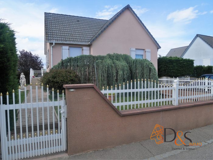 Maison plain-pied à vendre, 5 pièces - Wittelsheim 68310