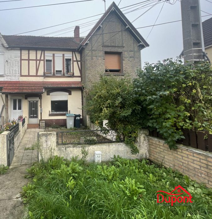 Maison mitoyenne 2 côtés à vendre, 4 pièces - Crespin 59154