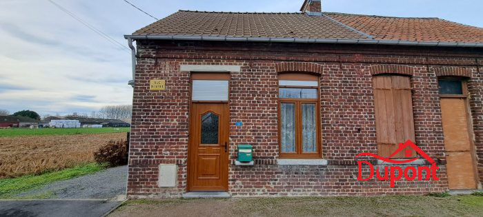 Maison mitoyenne 1 côté à vendre, 4 pièces - Nivelle 59230