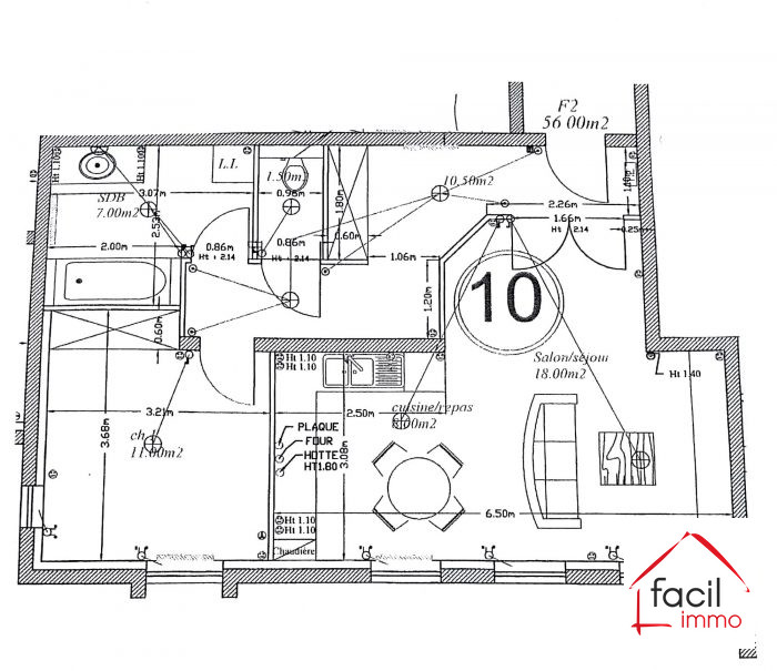 Appartement à vendre, 2 pièces - Phalsbourg 57370